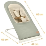 Beaba 芘亞芭 EAZY RELAX 可折疊彈彈椅 (灰色)